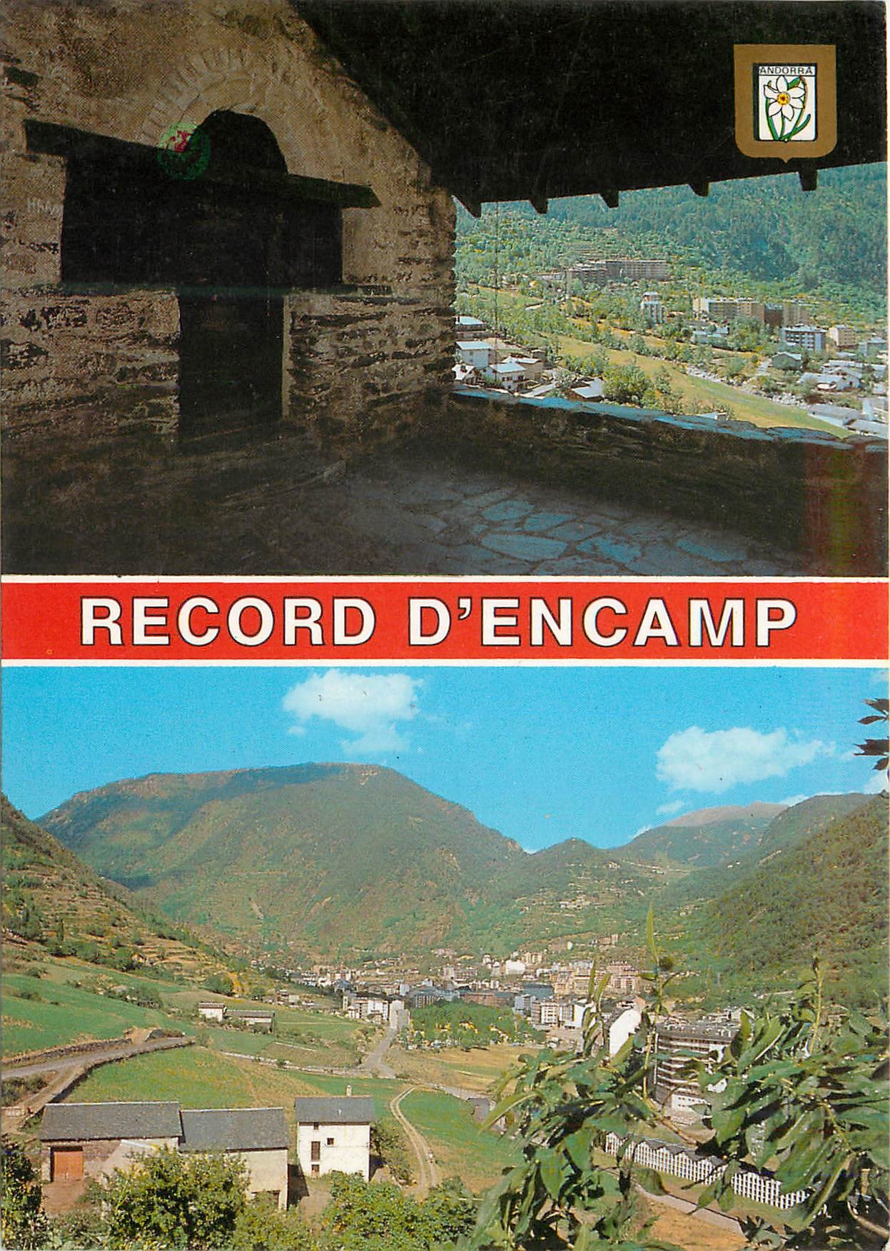CPM Andorra Valls d'Andorra Vues d'Encamp