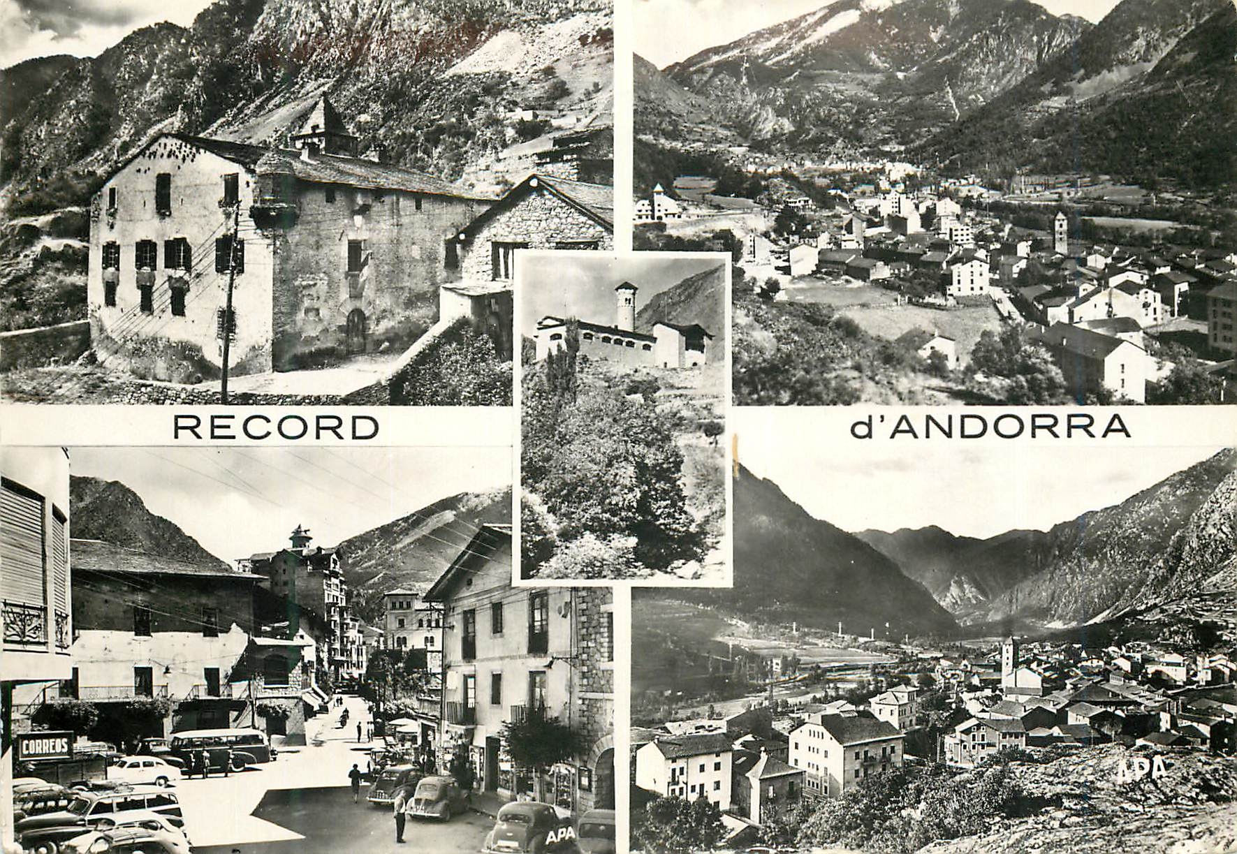 CPM Andorra Valls d'Andorra Maison de Vallee Vue generale