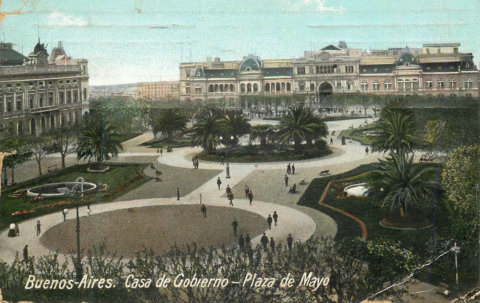 CPA Argentina Buenos-Aires Cas de Gabierno Plaza de Mayo