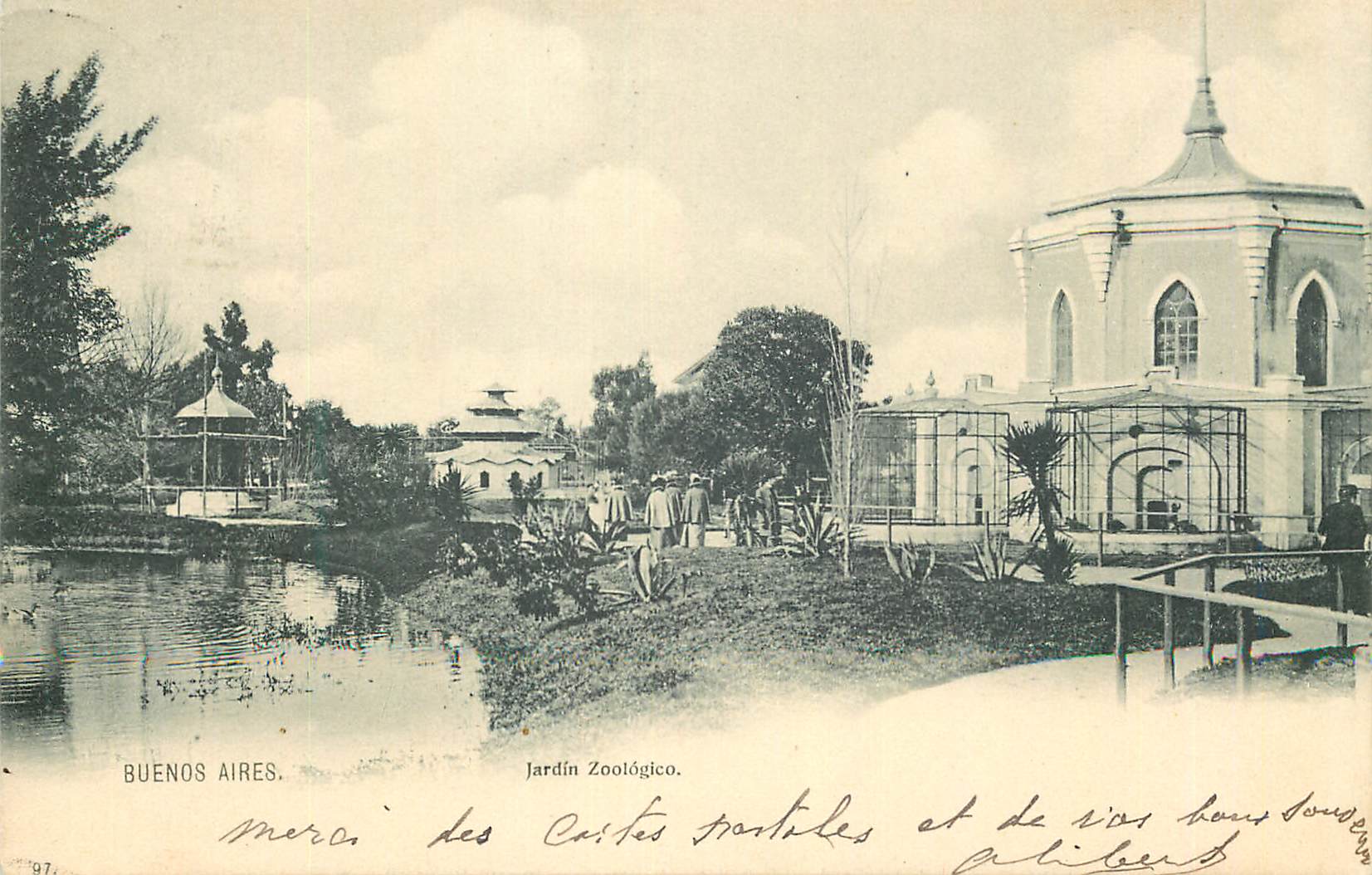 CPA Argentina Buenos-Aires Jardin Zoologleo