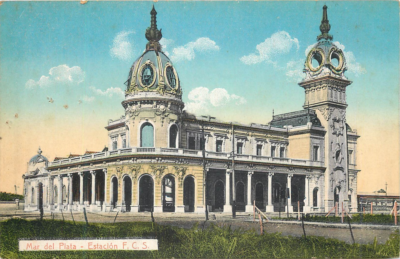 CPA Argentina Mar del Plata Estacion