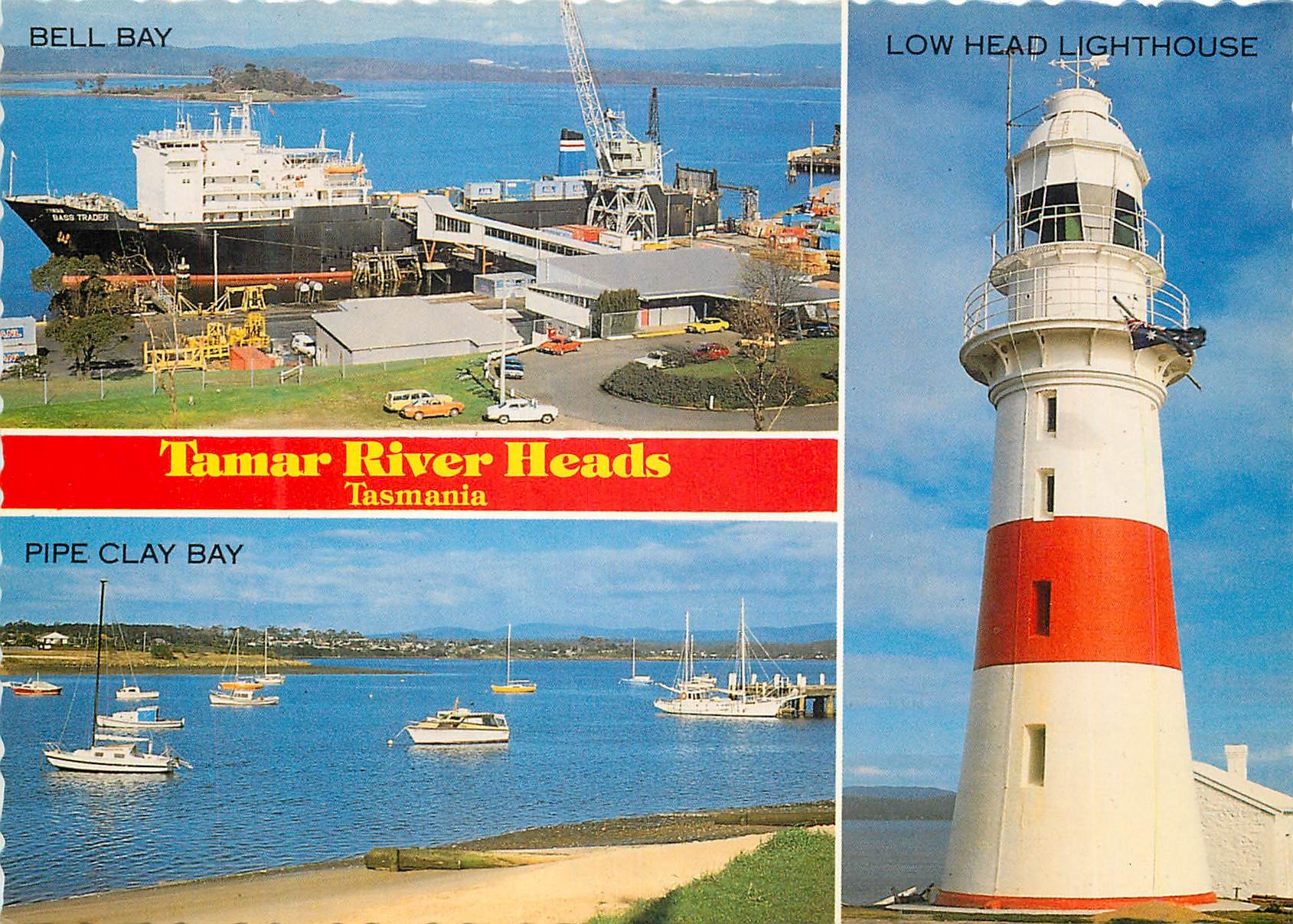 CPM Tasmania Tamar Rivers Heads Phare Bateau
