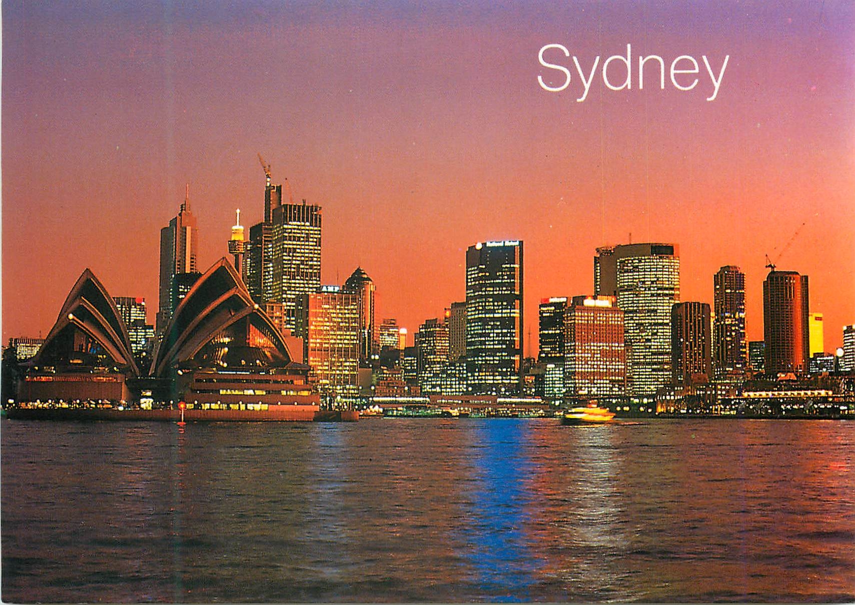 Sydney — Opera House et skyline au crépuscule — BARCEL COLLECTORS WORLD n°550
