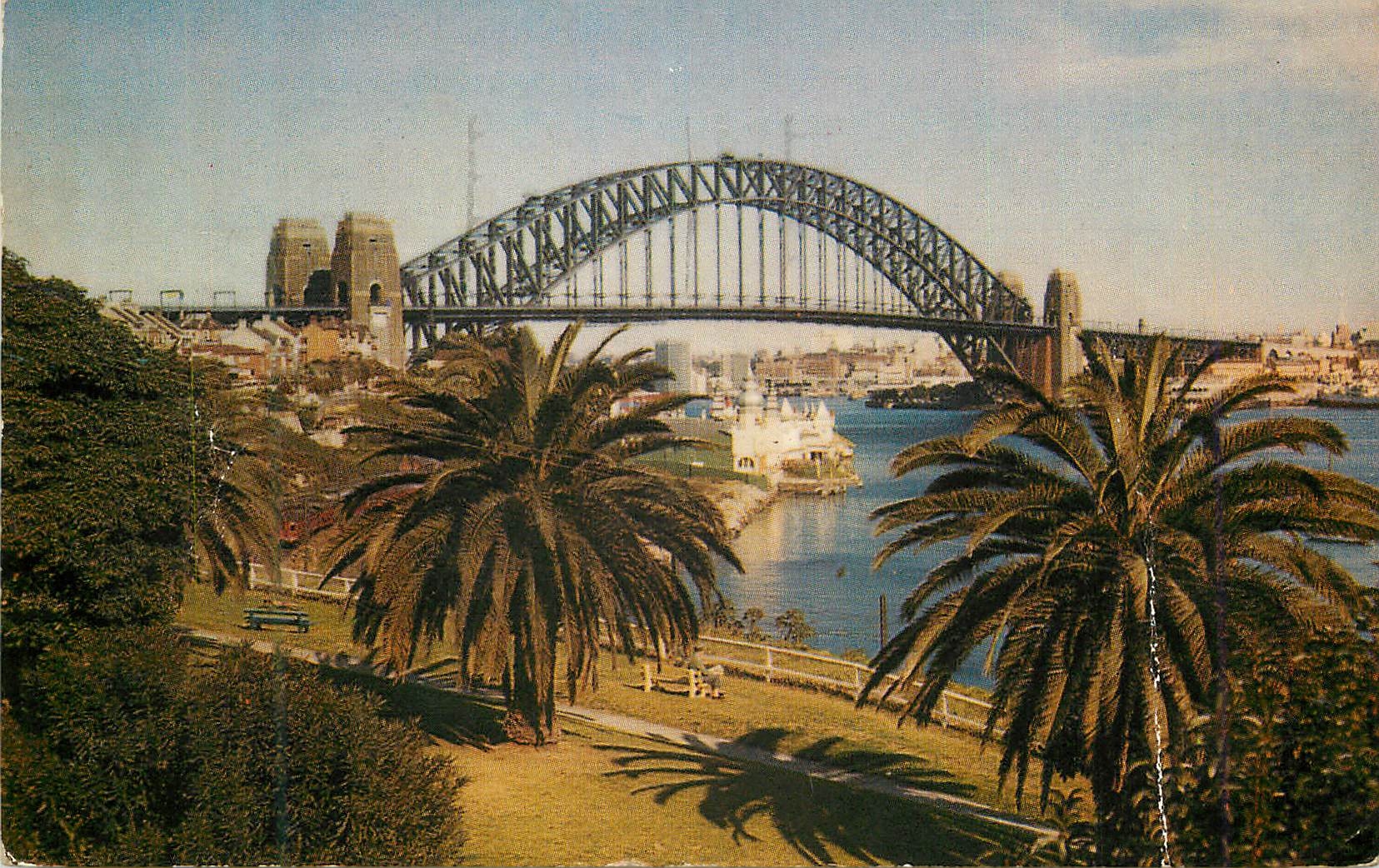 Sydney Harbour Bridge — vue depuis Circular Quay — Ektachrome