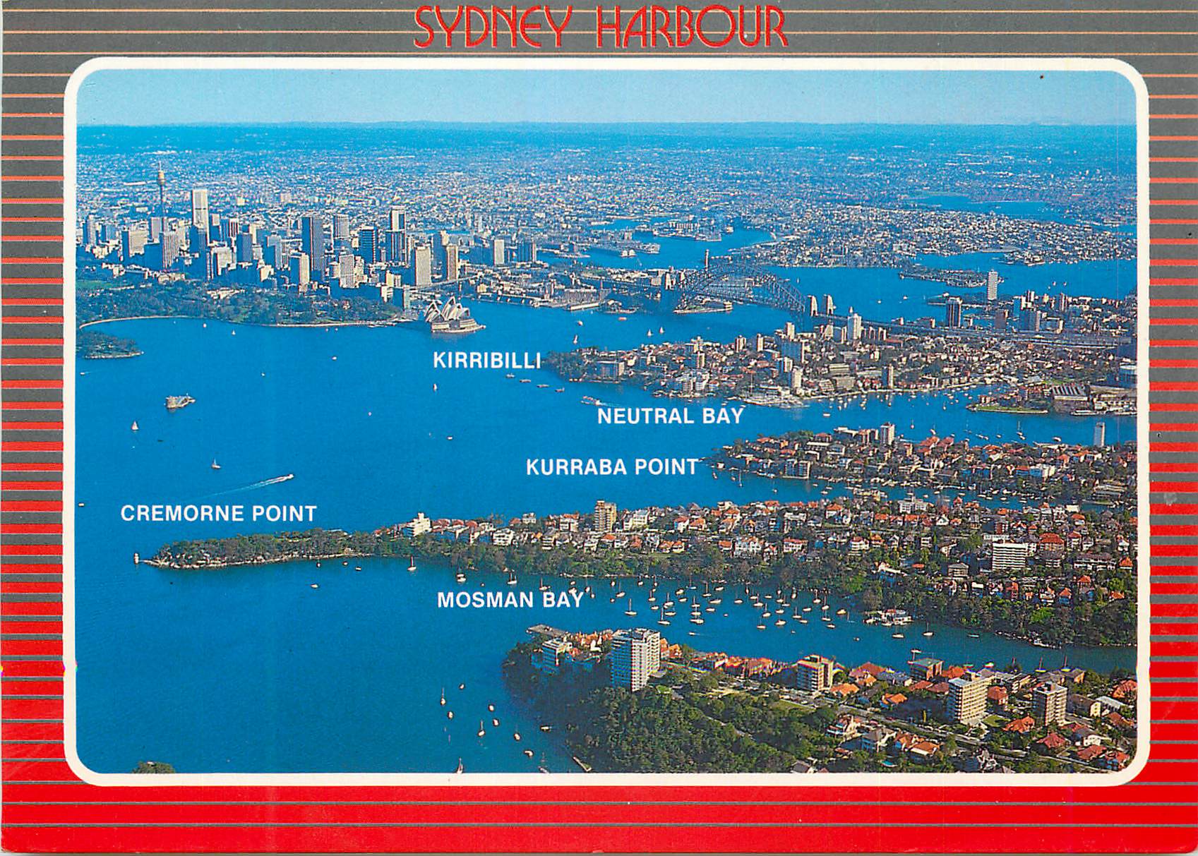 Sydney Harbour — vue aérienne — éditeur non visible
