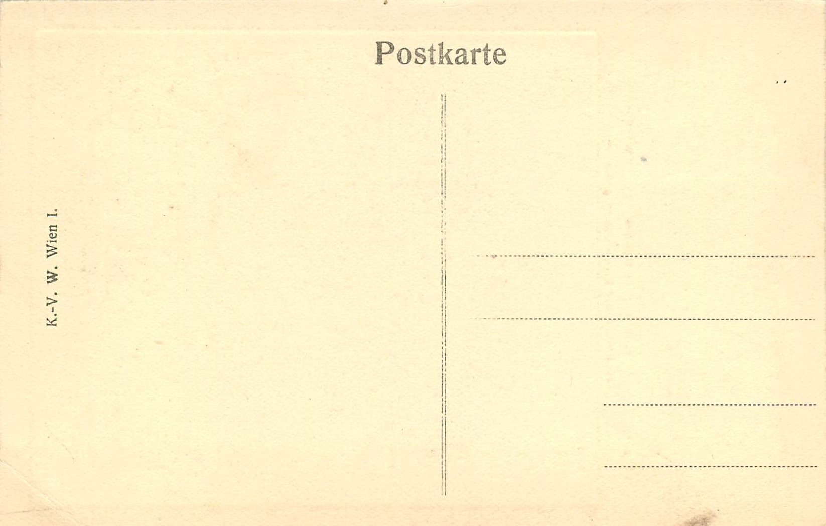 CPA Hobein Ambroslus — Verso
