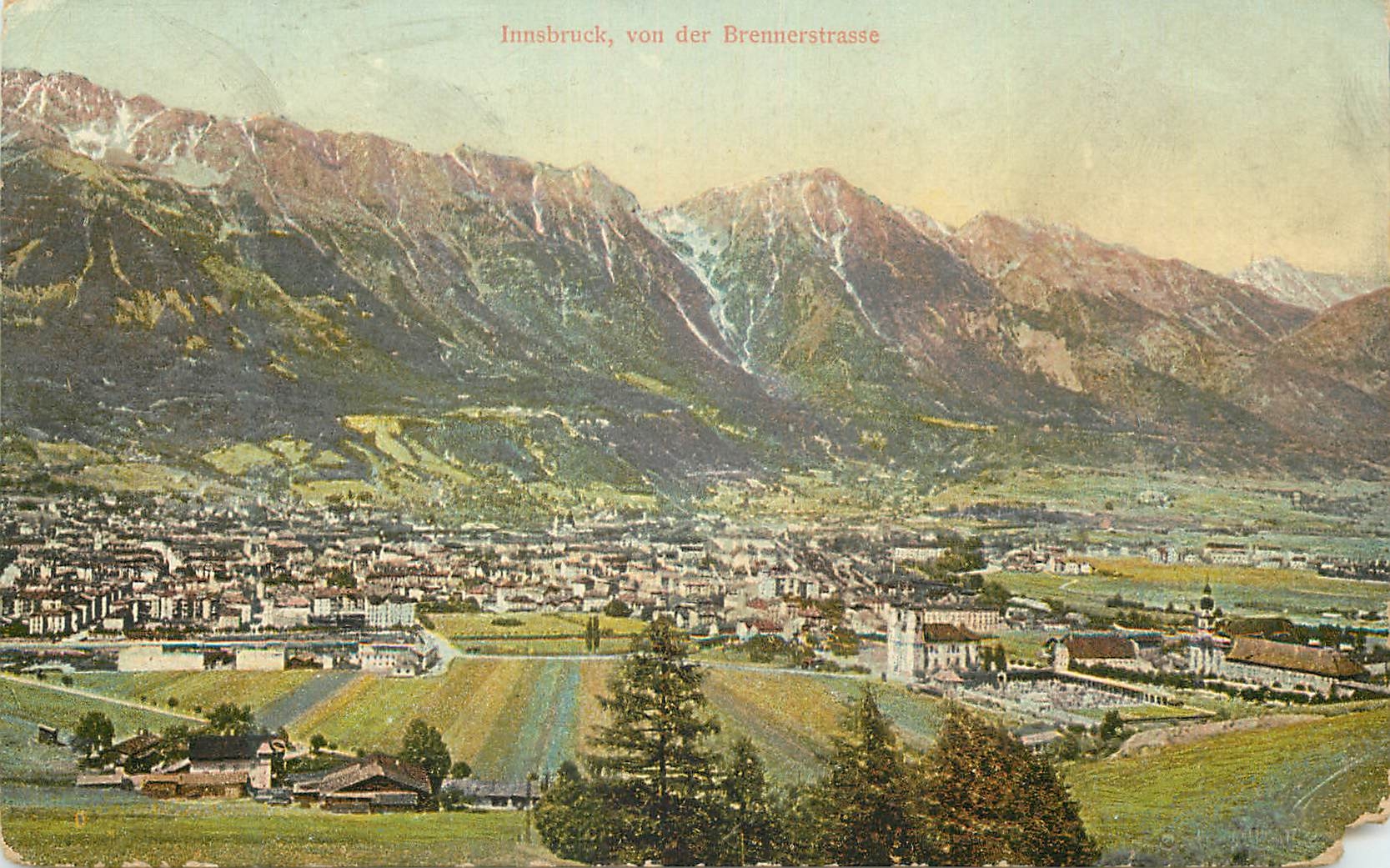 CPA Innsbruck von der Brennerstrasse