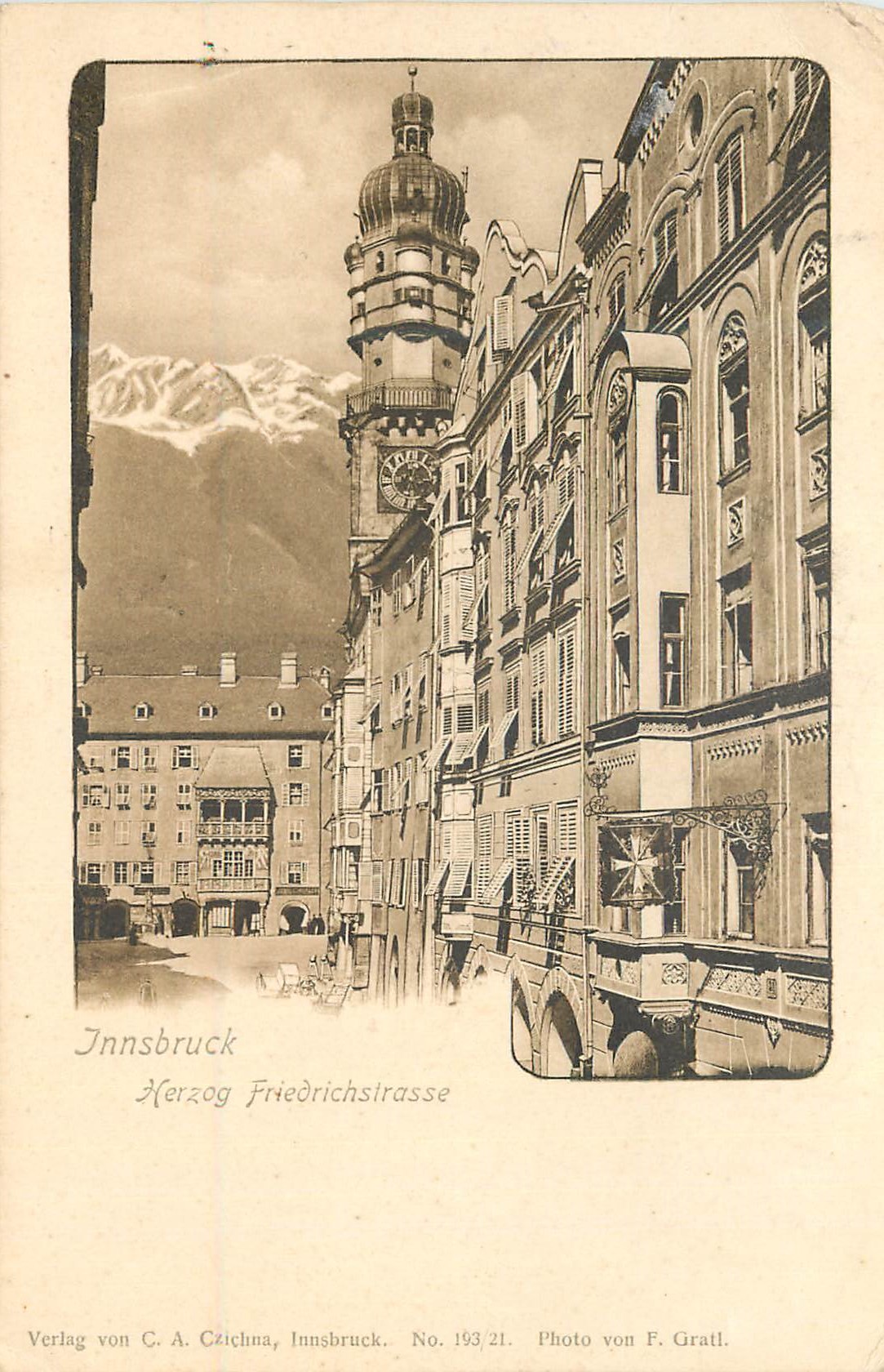 CPA Innsbruck Herzog Friedrichstrasse