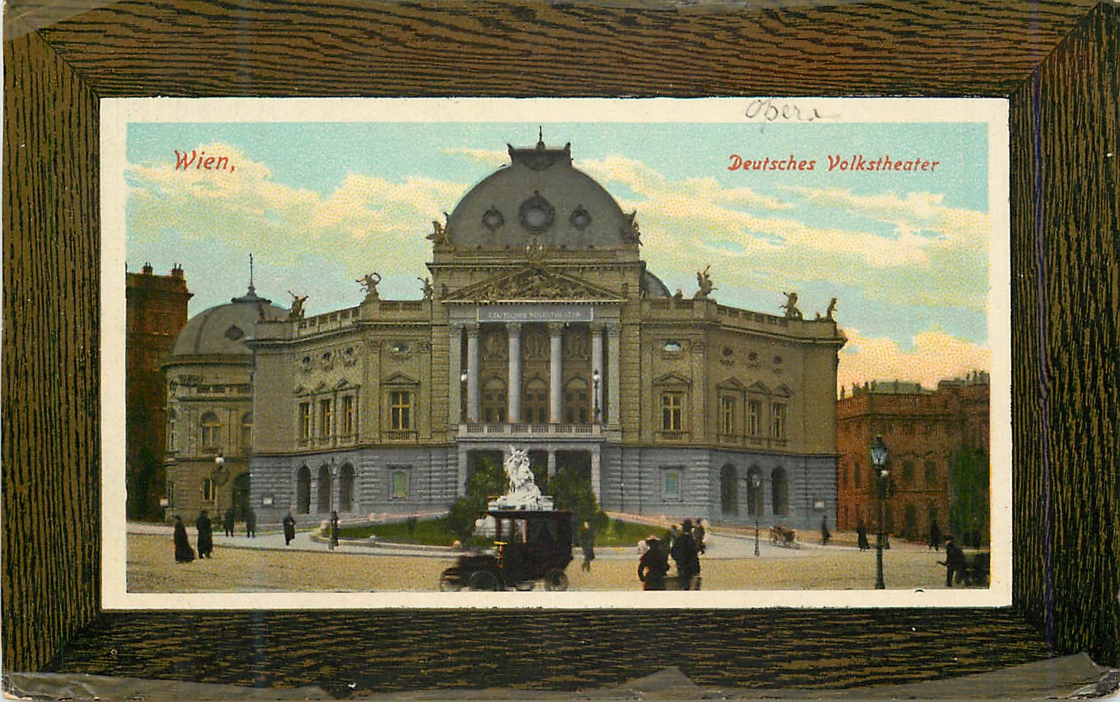 CPA Wien Deutshes Volkstheater