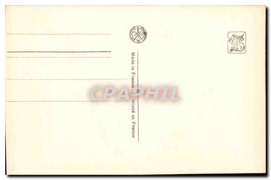 Fantaisie CPA SAlon de paris A Rigolot Effet de neige — Rückseite