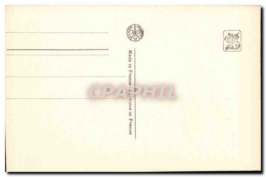 Fantaisie CPA SAlon de paris A Rigolot Effet de neige — Rückseite