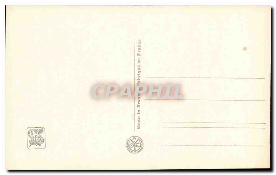 Fantaisie CPA Salon de apris J claverie La Saone en hiver — Rückseite