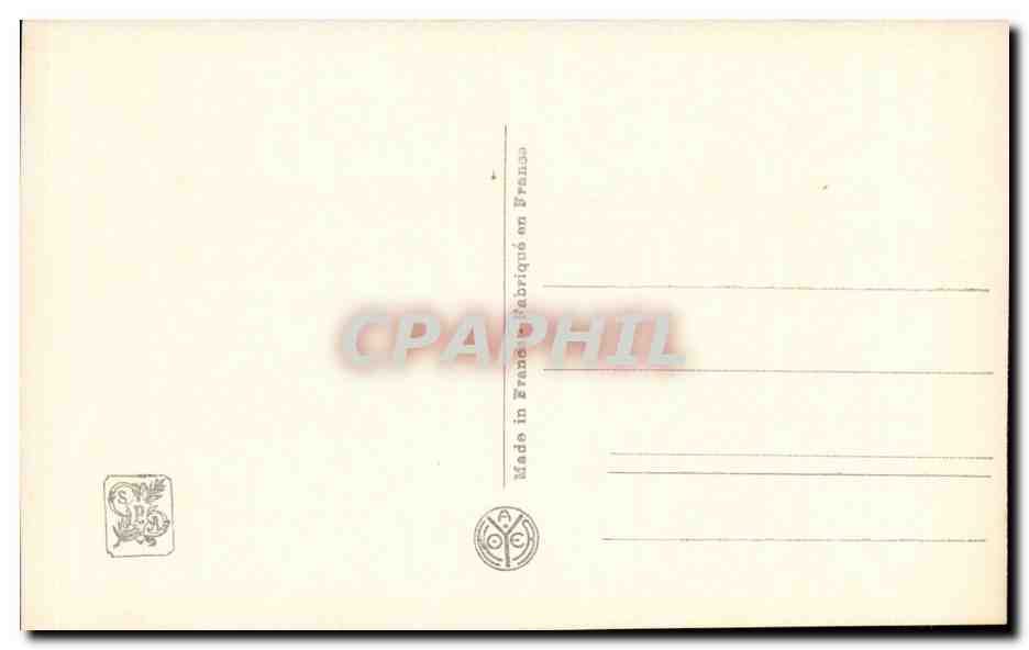 Fantaisie CPA SAlon de Paris J Claverie La Saone en hiver — Rückseite
