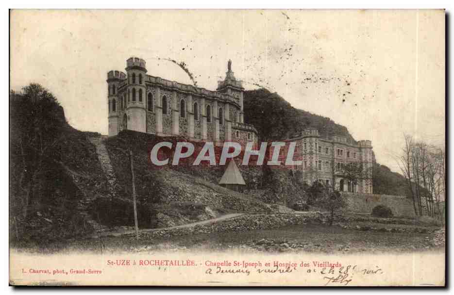St-Uze à Rochetaillée — Chapelle Saint-Joseph et Hospice des Vieillards — L. Charvat, phot. Grand-Serre