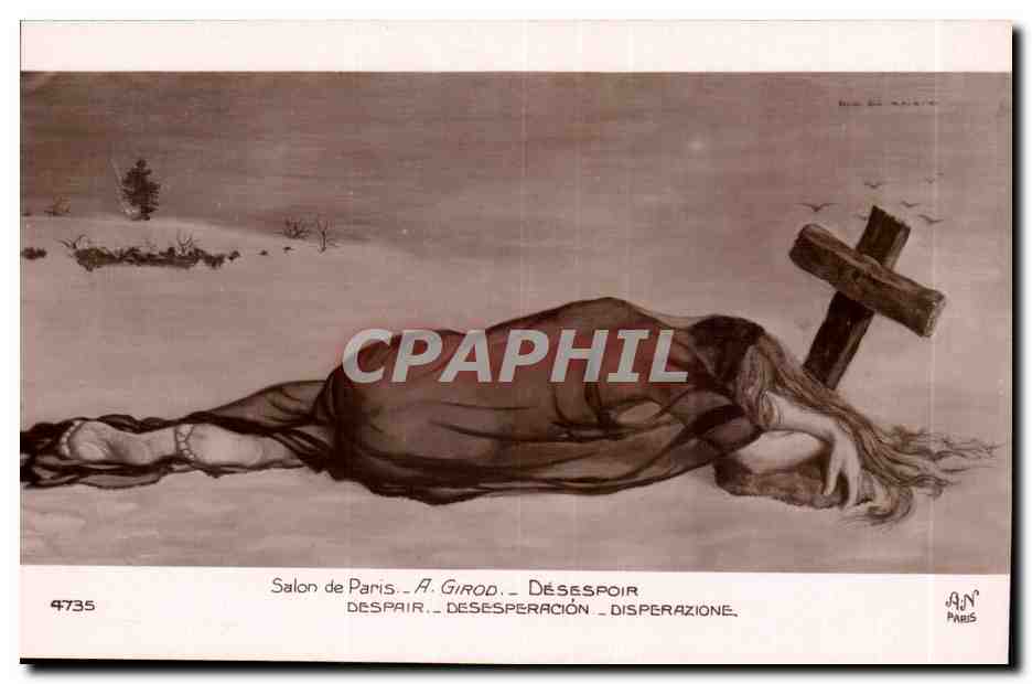 Désespoir — A. Girod — Salon de Paris — n° 4735