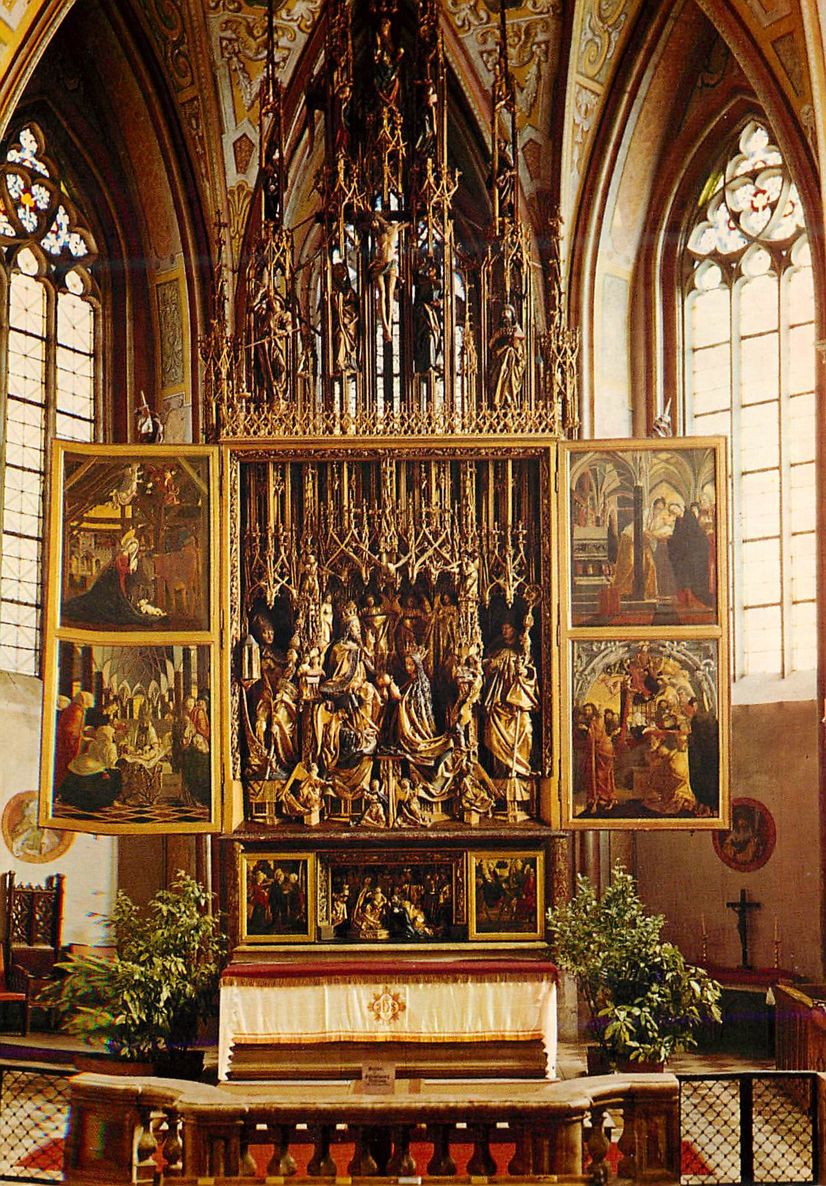 CPM Alte kunt im salzkammergut in der wallfahrtskirche zu st wolfgang am see