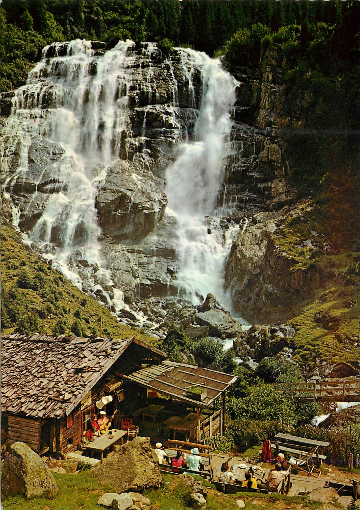 CPM Graba wasserfall und graba alm 1560 am web zur mutterbergalm und stubaier gletscherbahn stubaital