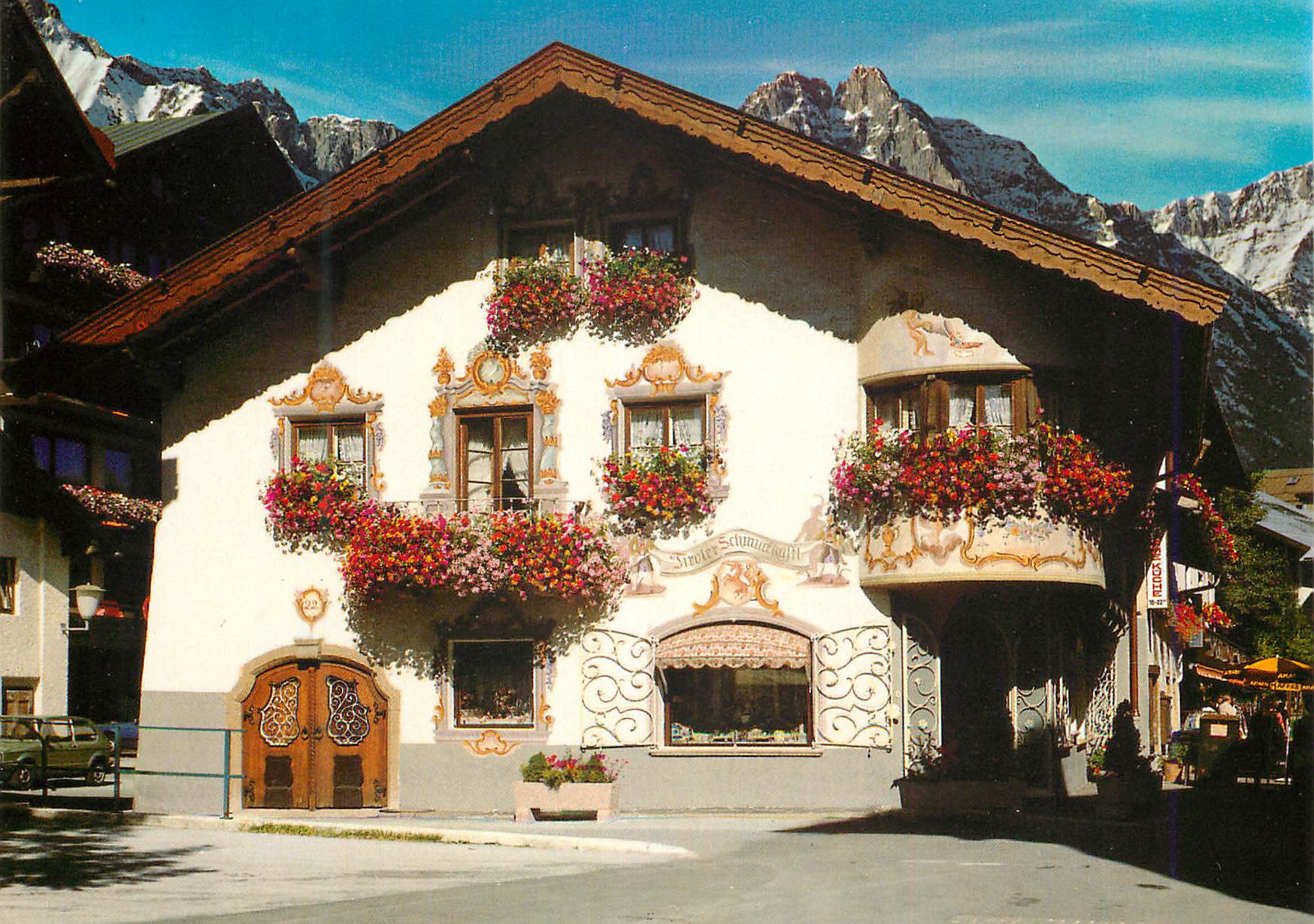 CPM Tiroler schmuckkast seefeld tirol decorative tyrolean seefeld tyrol