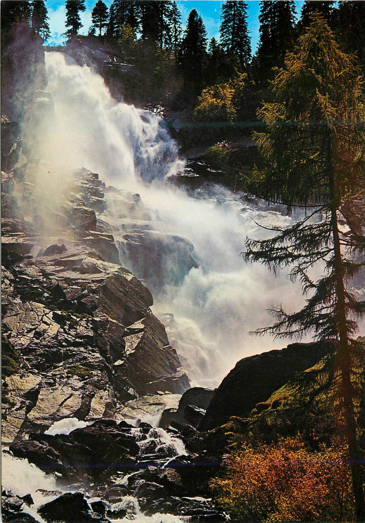 CPM Krimmler wasserlalle die hochsten europas fallhohe 400m im nationalpark oberer fall salzburger land osterreich