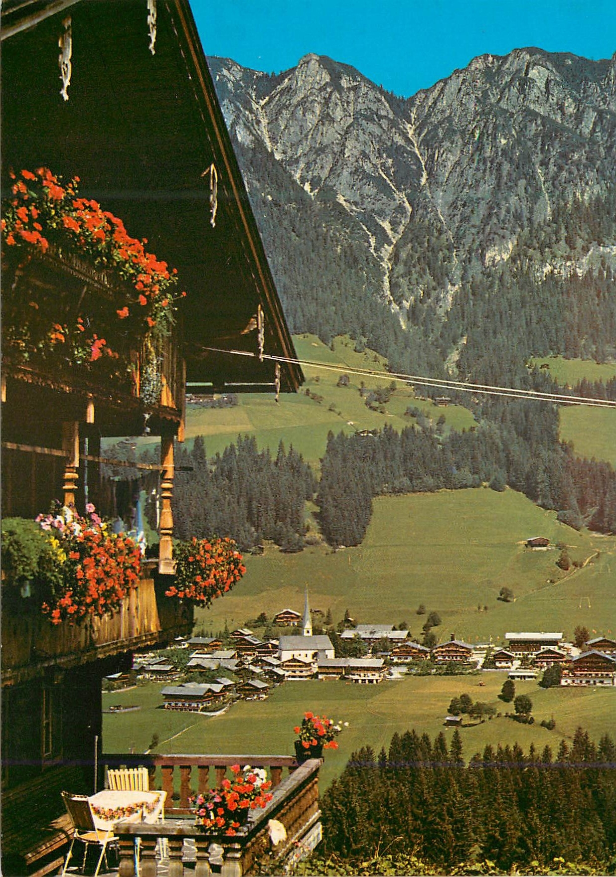 CPM Tiroler bergdor alpbach mit gratlspitze austria