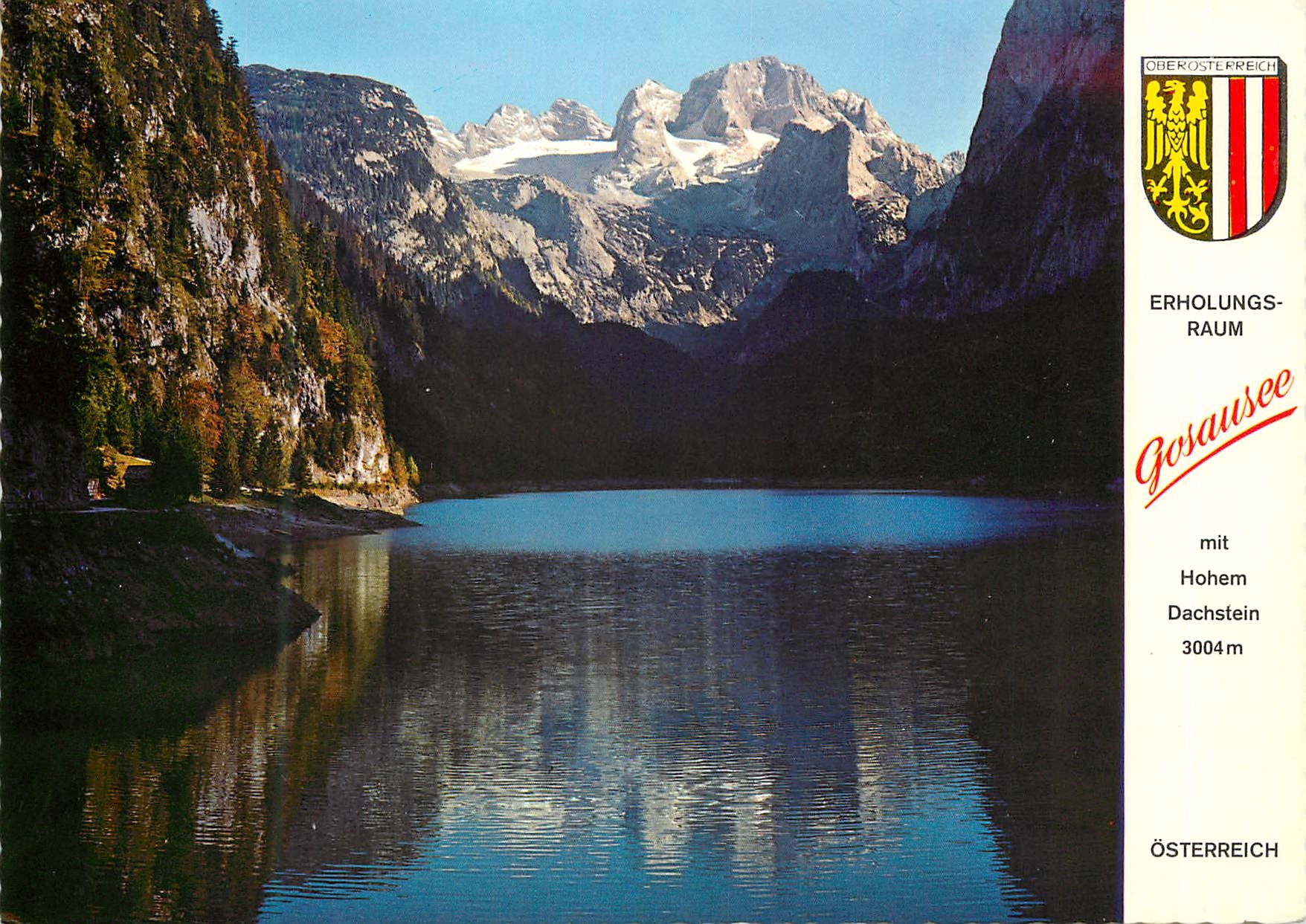 CPM Erholungrsraum und ferlenparadies am malerischen gosaussee mit blick zum hohen dachstein und gosaugletscher