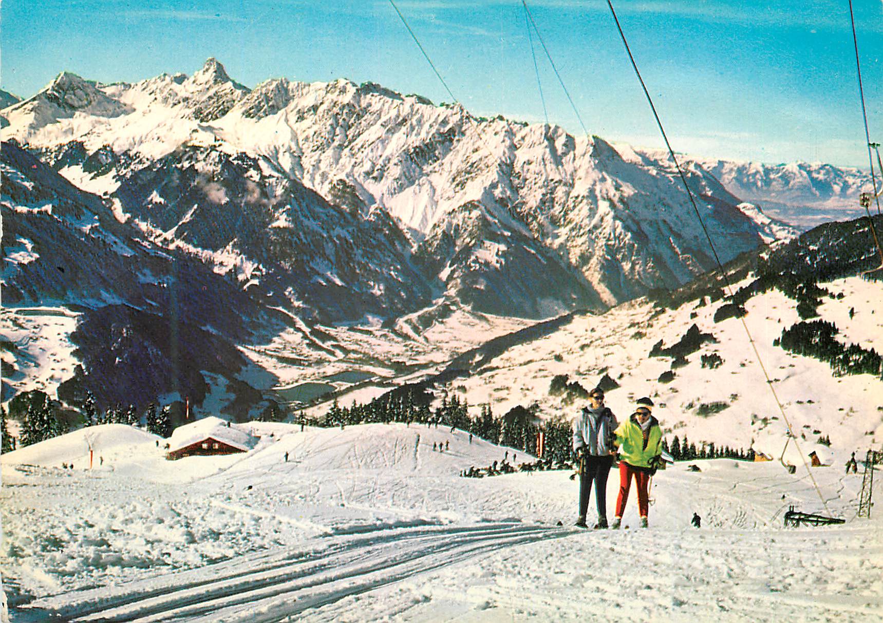 CPM Schigebiet kapellalpe hachjoch schruns mit scecaplana 2967m zimba 2645 m