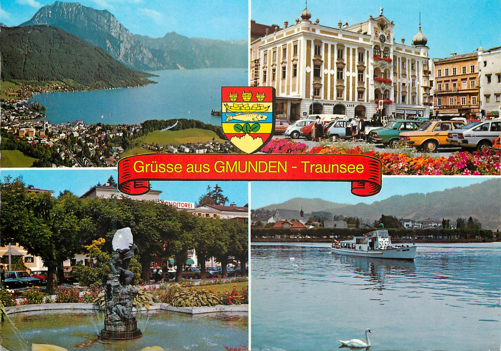 CPM Erholung im salzkammergut kurort gmunden am traunsee 425 m