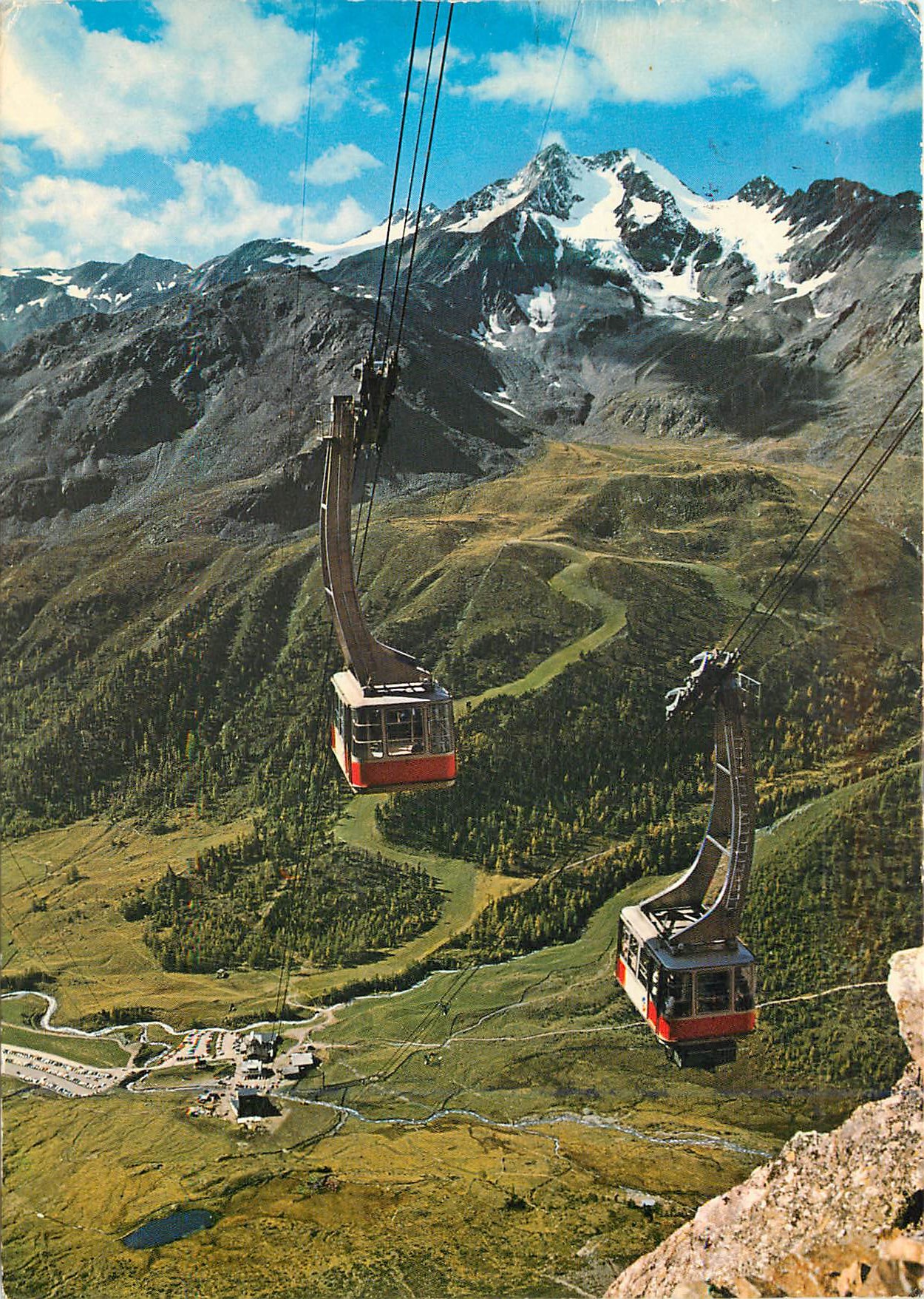 CPM Schnalstaler gletscherbahn 2011 3212 m mit kurzras und salurnspitze 3433 m funivia ghiaccial val senates con maso co