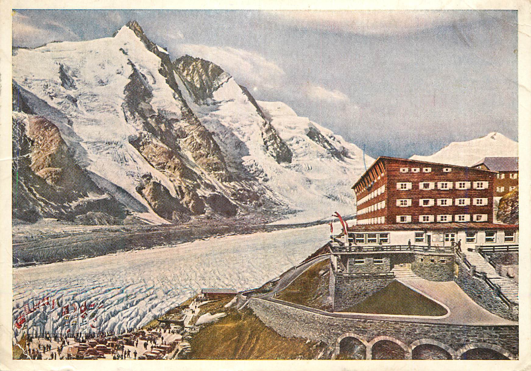 CPM Autriche kaiser franz josephs (2418 m) mit grobglockner (3798 m)