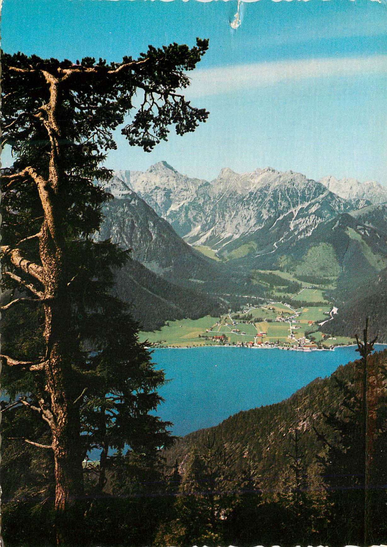 CPM Tirol Blick von der (17860 m) auf pertisau am achensee und karwendel
