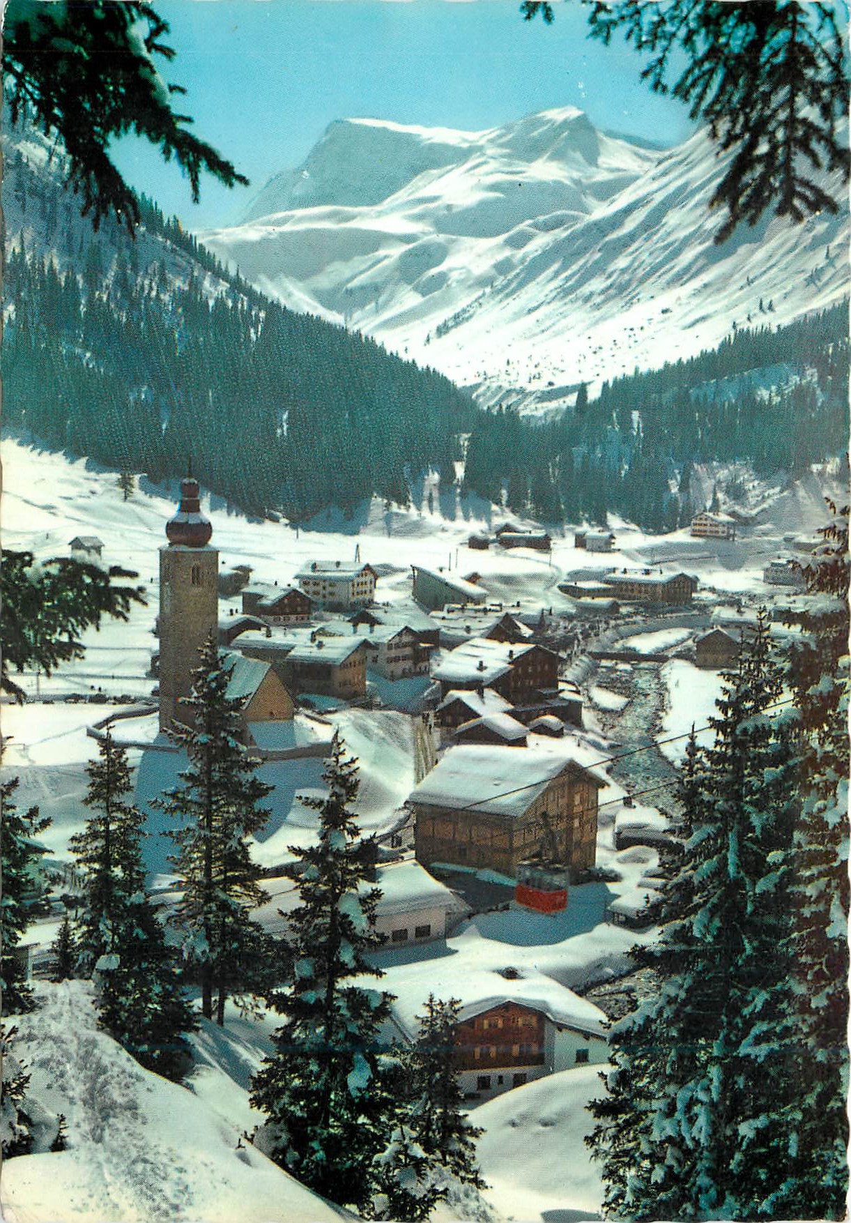 CPM Lech am arlberg 1450 m gegen hasentluh 2540 m