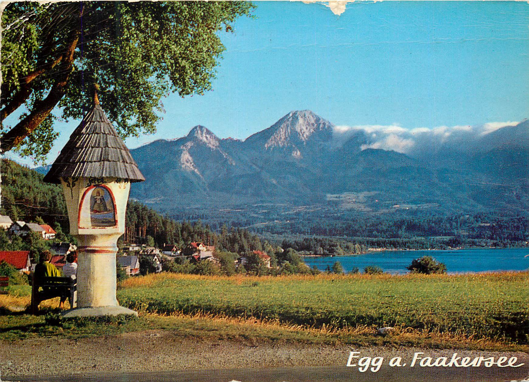 CPM Austria egg am faakersse mit mittagskogel 2143 m und turkenkopf 1739