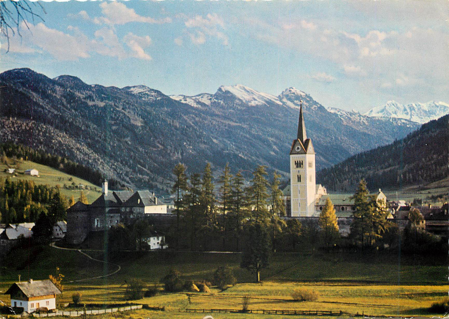 CPM Radstadt (856 m)) im pongau (land salzburg) blick in die radstodter tauern