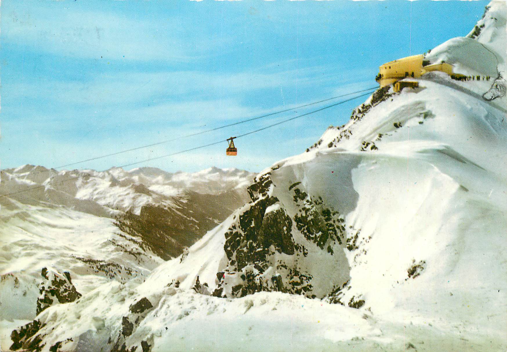 CPM Vallugabahn station vallugagrat (2650 m) gegen rhatikon