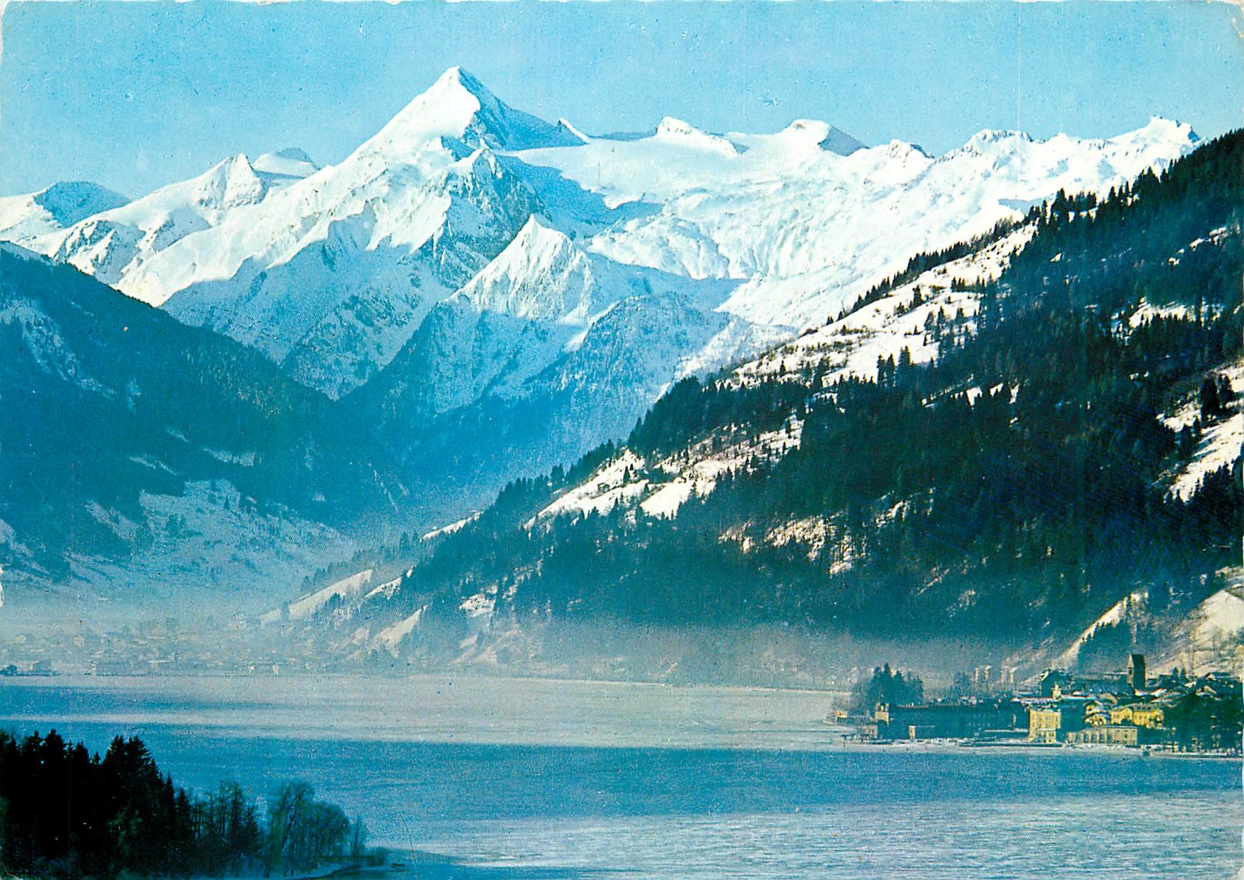 CPM Wintersportplatz zell am see mit kitzsteinhorn 3203 m auf dessen gletscher die hochste seihlbahn osterreich furht
