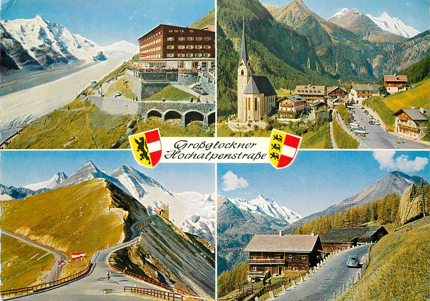 CPM Osterreich hotel franz josephs haus 2418 mmit grobglockner 3798 m