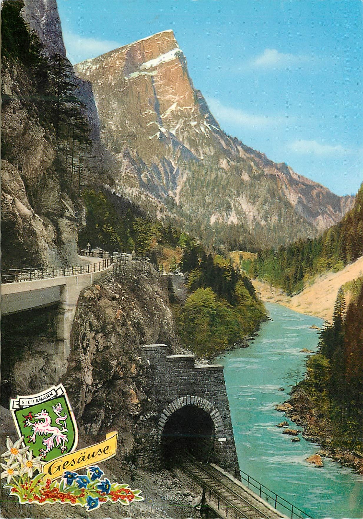 CPM Osterreich shone grune steiermark gesause hochsteg tunnel mit planspitze 2117 m