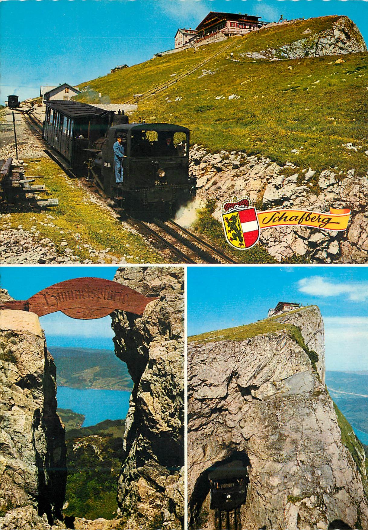 CPM Osterreich schfberg 1780 m der weitbekannte aussichtsberg mit schonster gebirgsfernsicht des salzkammerguts bei st w
