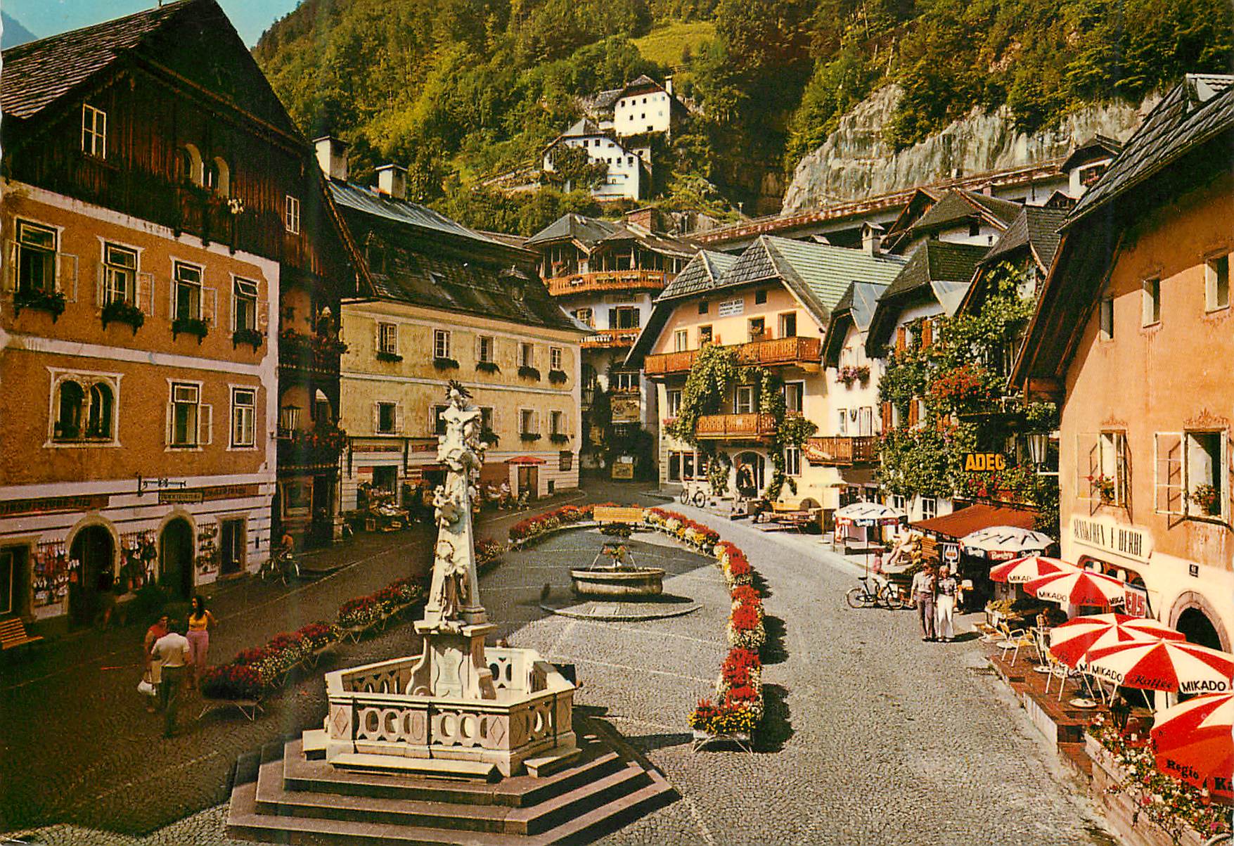 CPM Osterreich hallstatt am hallstattersee marktplatz salzkammergut