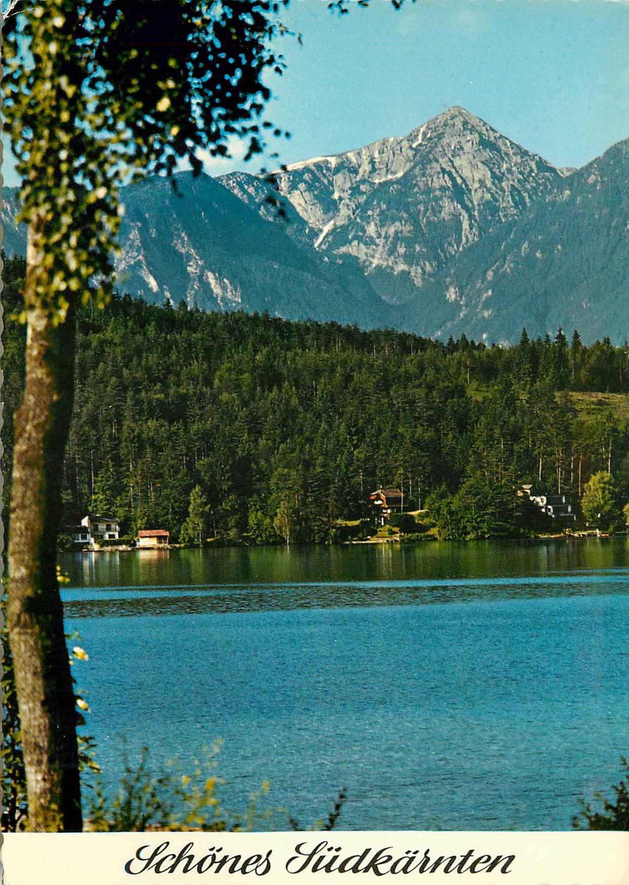 CPM Osterreich am schonen klopeinersee blick uber den see mit hochobir 2114 m karnten