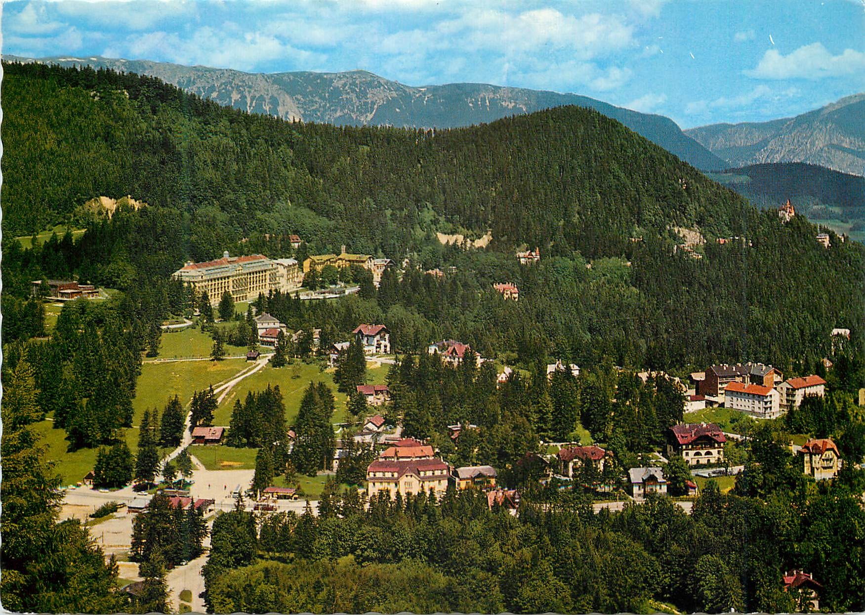 CPM Osterreich heiklimatischer kurort semmering 100 m hotel panhaus und villenviertel gegen rax 2009 m