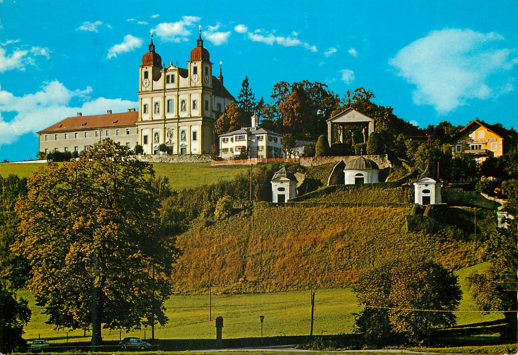 CPM Osterreich wallfahrts basilika maria plain erbaut 1671 74 von dem ital baumeister antonio dario