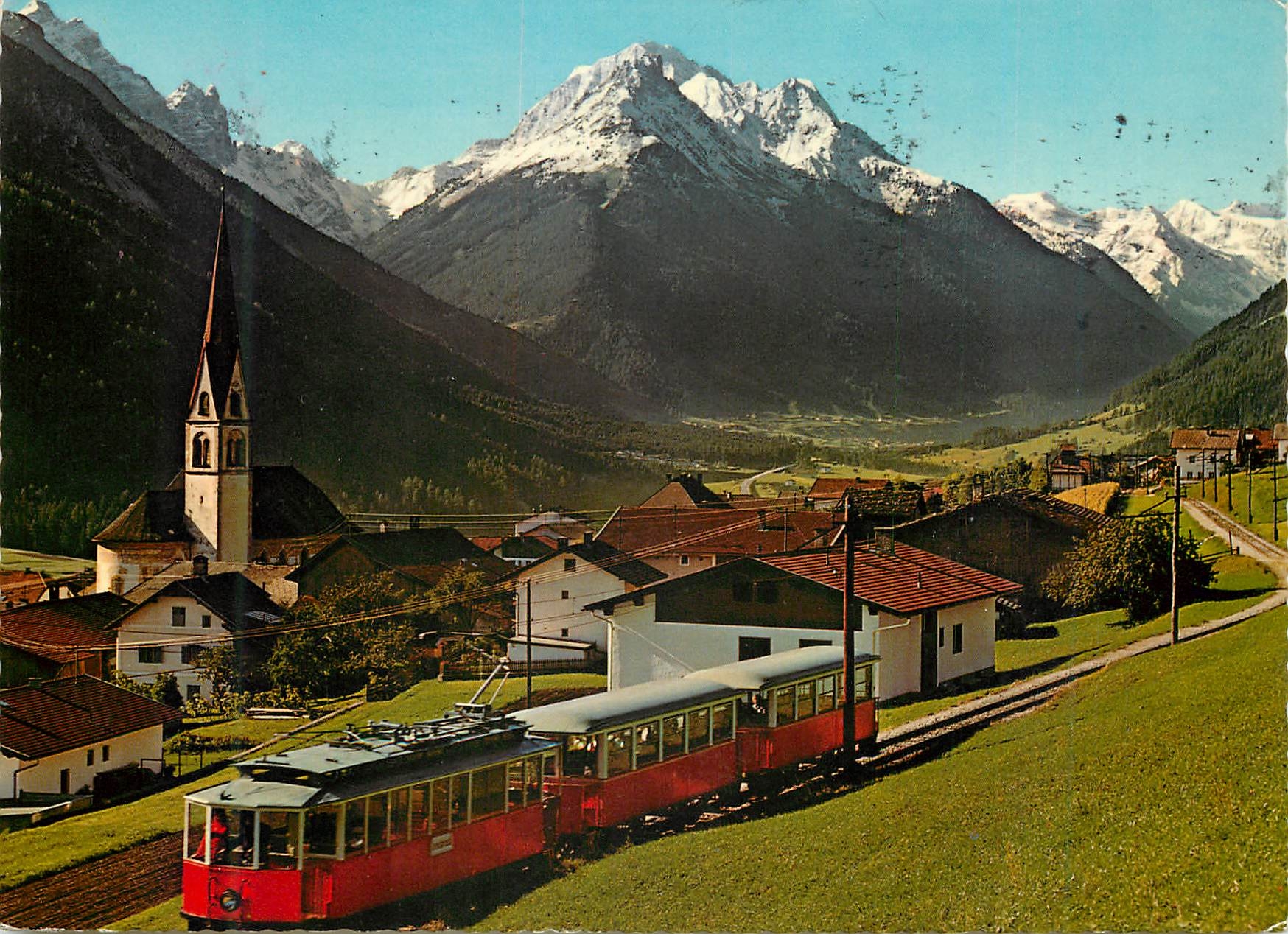 CPM Osterreich telfes 1000 m stubaitalbahn mit pinnistal habivht und stubaier gletscher tirol Train