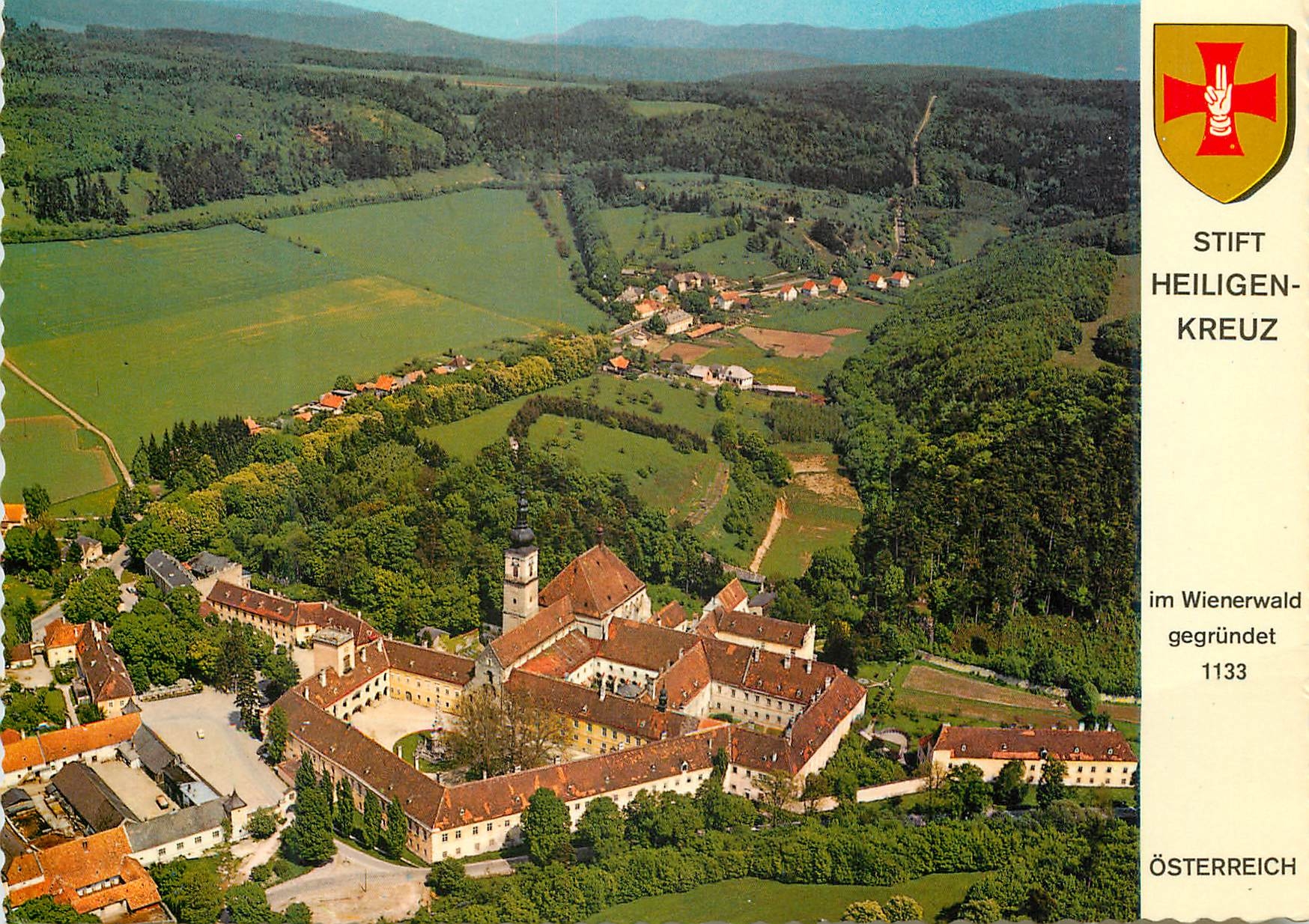 CPM Osterreich stift heiligen kreuz im wienerwald gegrundet 1133 m