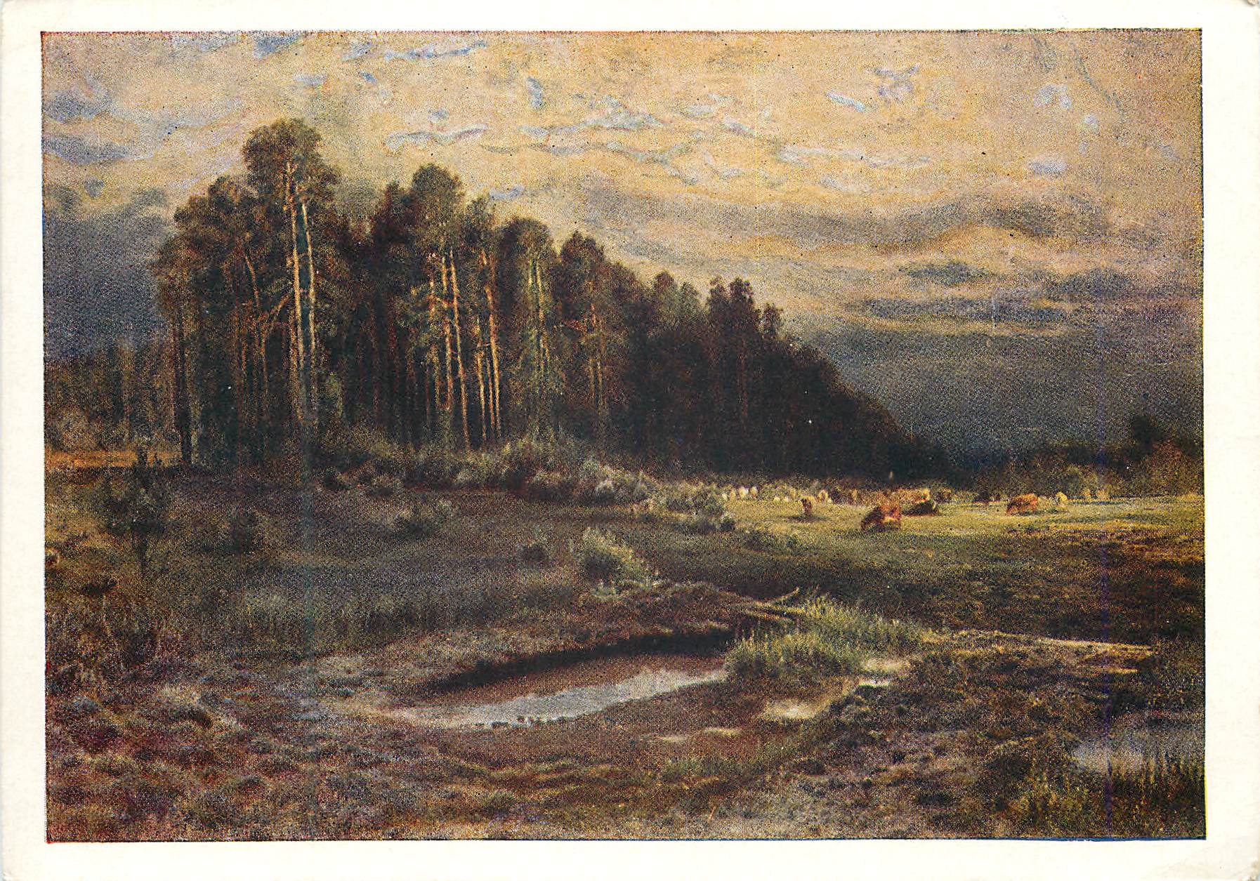 CPM A K Saurasov (1830 1897) eltle des elans a sokoloiki 1869 galerie nationale tretiakov