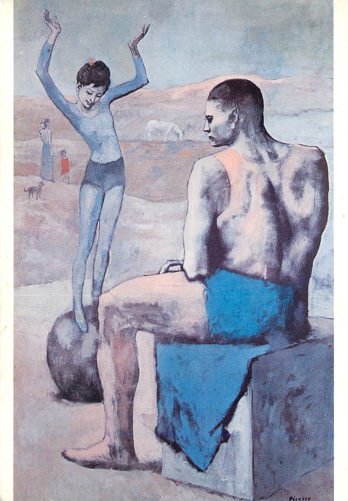 CPM Picasso dans les musees sovietiques musee nationale d'art moderne paris oct 1971