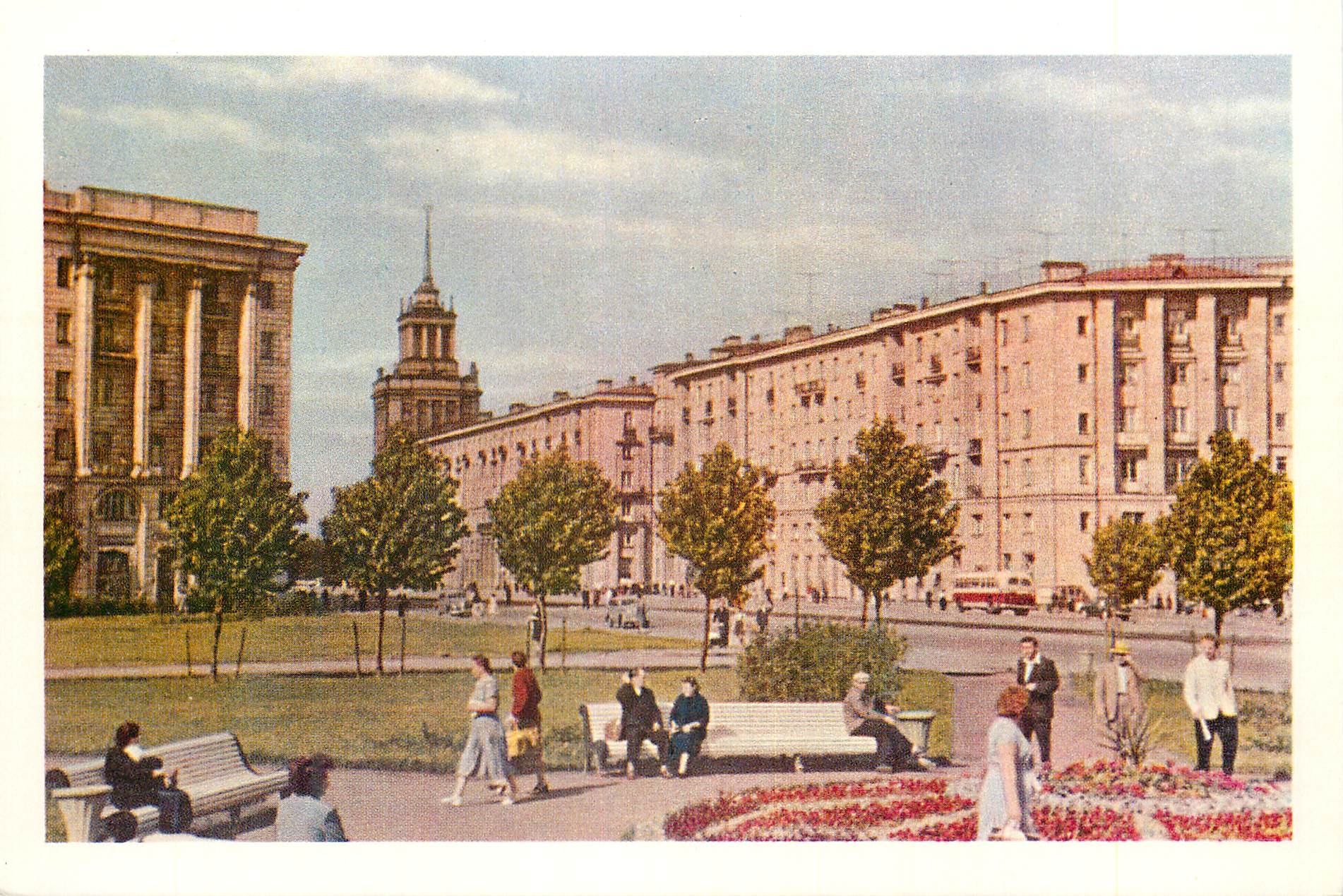 CPM Leningrad L'avenue de Moscow