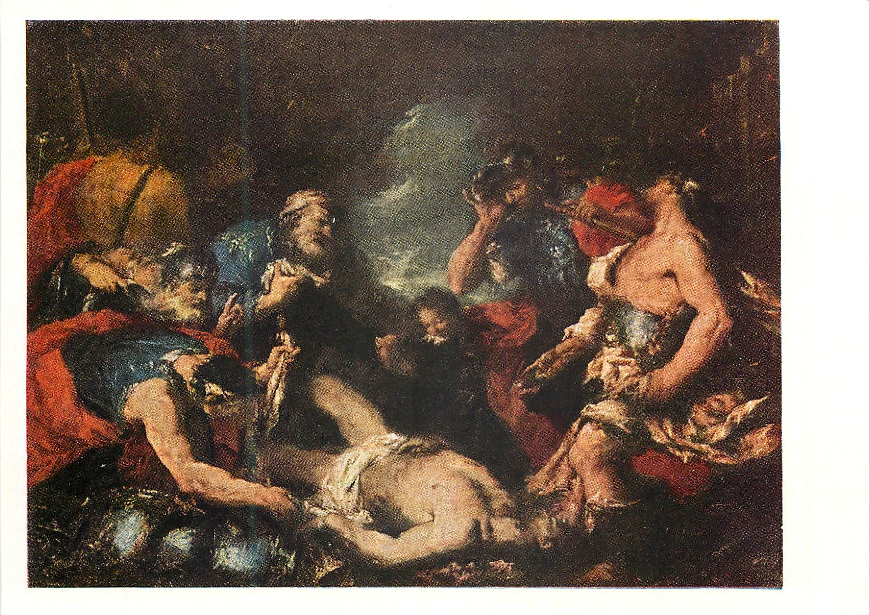 CPM Francesco Guardi (1712-1793) Alexandre devant le corps de Darius