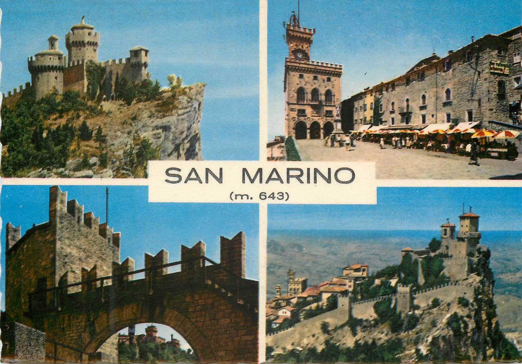 San Marino — vue panoramique — éditeur M.A.B. n°84