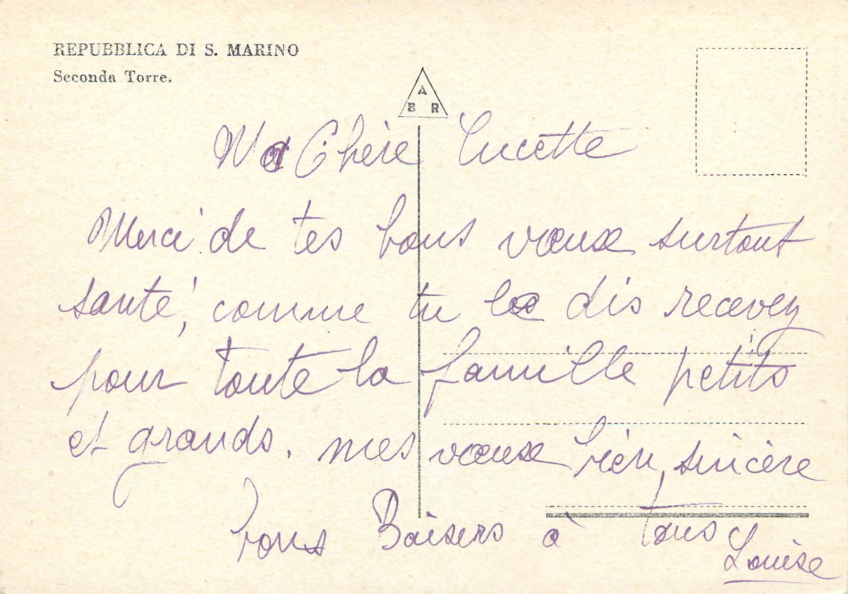 Seconda Torre — République de San Marino — éditeur inconnu — Rückseite